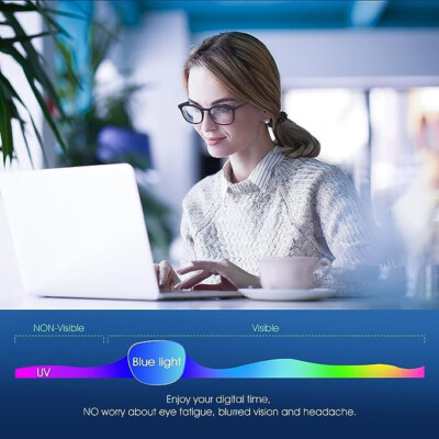 5 tlg.  Anti-Blue-Ray-Brille Blaulichtfilter Ohne Sehstärke Unisex Blue Light