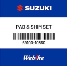 69100-10860-000 Suzuki Pad  shim set 6910010860000, New Genuine OEM Part