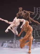 Stock Romankey X Cappuccio 1/12 Super Flessibile Uomo Body Carving Modello per Personaggio 6"