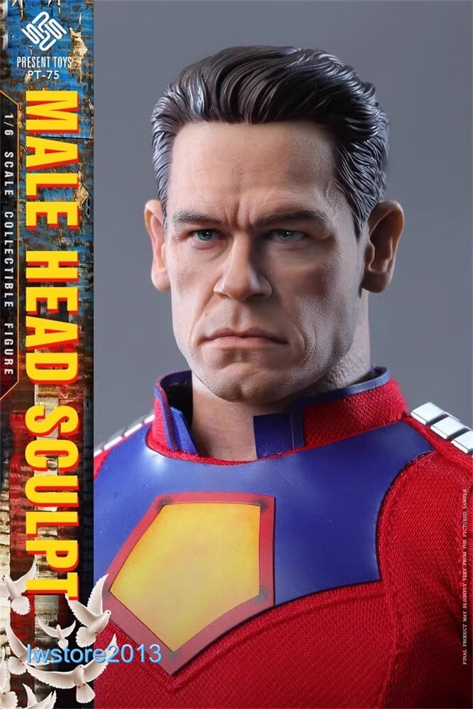 その他 PRESENT TOYS Male Head Sculpture PT-SP75 1/6 PRESENT TOYS PT-SP75 John Cena Head Sculpt For 12