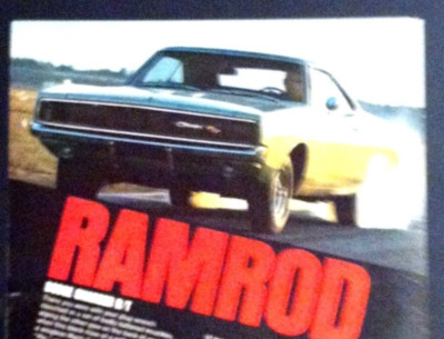 1968 Dodge Scat Cat Charger R/T440  Ram Rod car ad Hot Rod print gift 1969 426