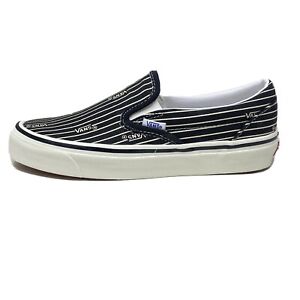 فلم Vans Classic Slip On Anaheim Factory Women's 7 Black White Stripe Skate  Shoes | eBay فلم