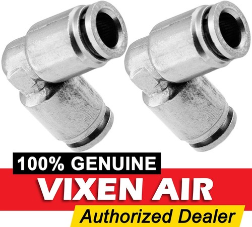 PUSH TO CONNECT/PTC UNION/JOINT ELBOW FITTING FOR 1/4" OD HOSES 2PK VXA8114-2 - Picture 1 of 2