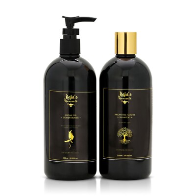 Raja's Moroccan Oil - Argan Oil Nature Shampoo + Conditioner