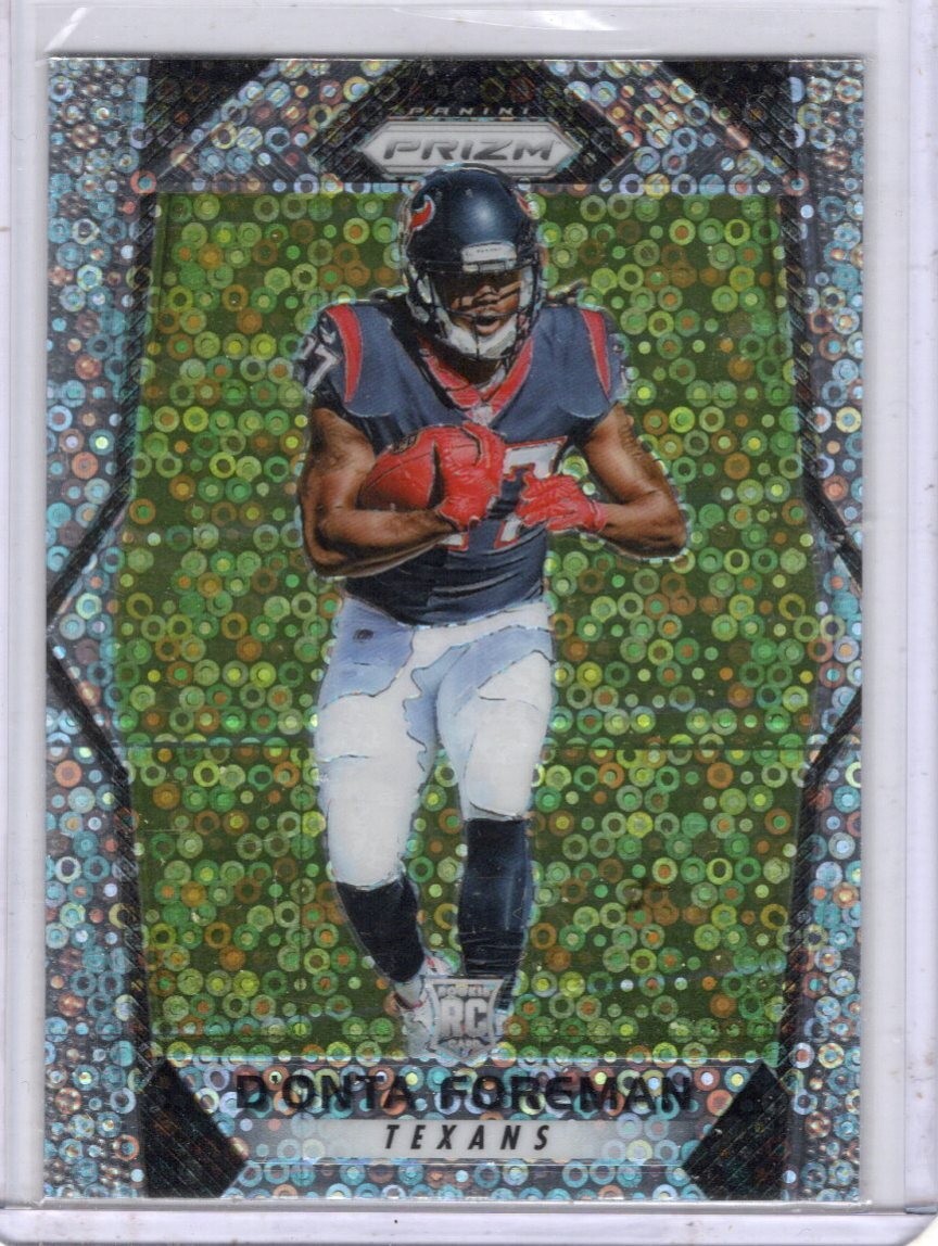 2017 Panini Prizm Disco Prizm RC #273 D'onta Foreman Houston Texans