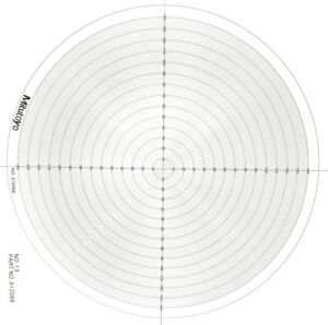 Mitutoyo Optical Comparator Overlay Charts