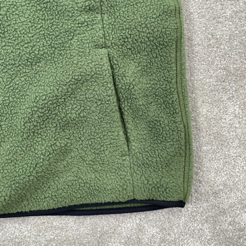 Mountain Hardwear 1/2 Zip Up Fleece Pullover Hiking Jacket Men's Size L Green - Picture 11 of 13