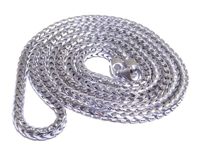 Mens Silver .925 Franco Link Fancy 62.6Gram Necklace Chain 3.70mm 36inches 