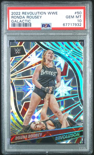 Ronda Rousey [Galactic] #50 2022 Panini Revolution WWE card