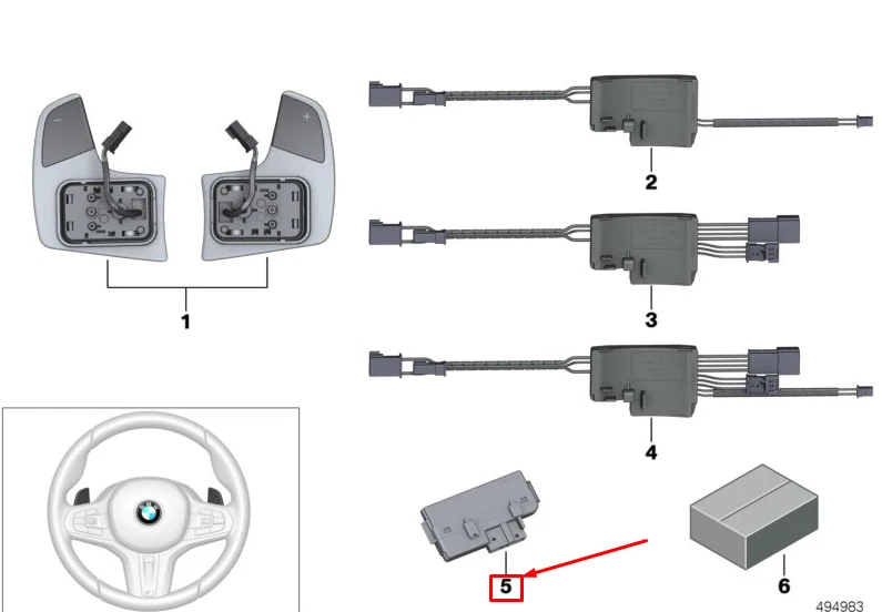 NEU BMW X3 G01, F97 TOUCH DETECTION CONTROL UNIT 9438790 