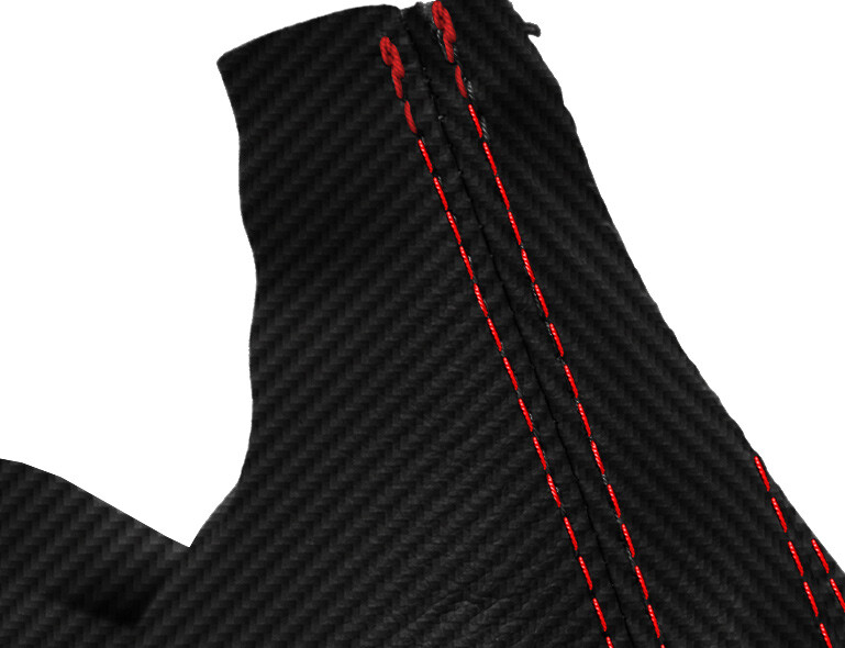 Emergency Brake Boot Cover Carbon Fiber for BMW E36 19921999 Red