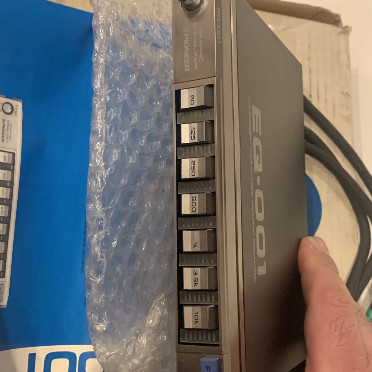 Pioneer EQ 001 Vintage Car graphic equalizer Japan Rare New Pioneer EQ 001 Vintage Car graphic equalizer Japan Rare New
