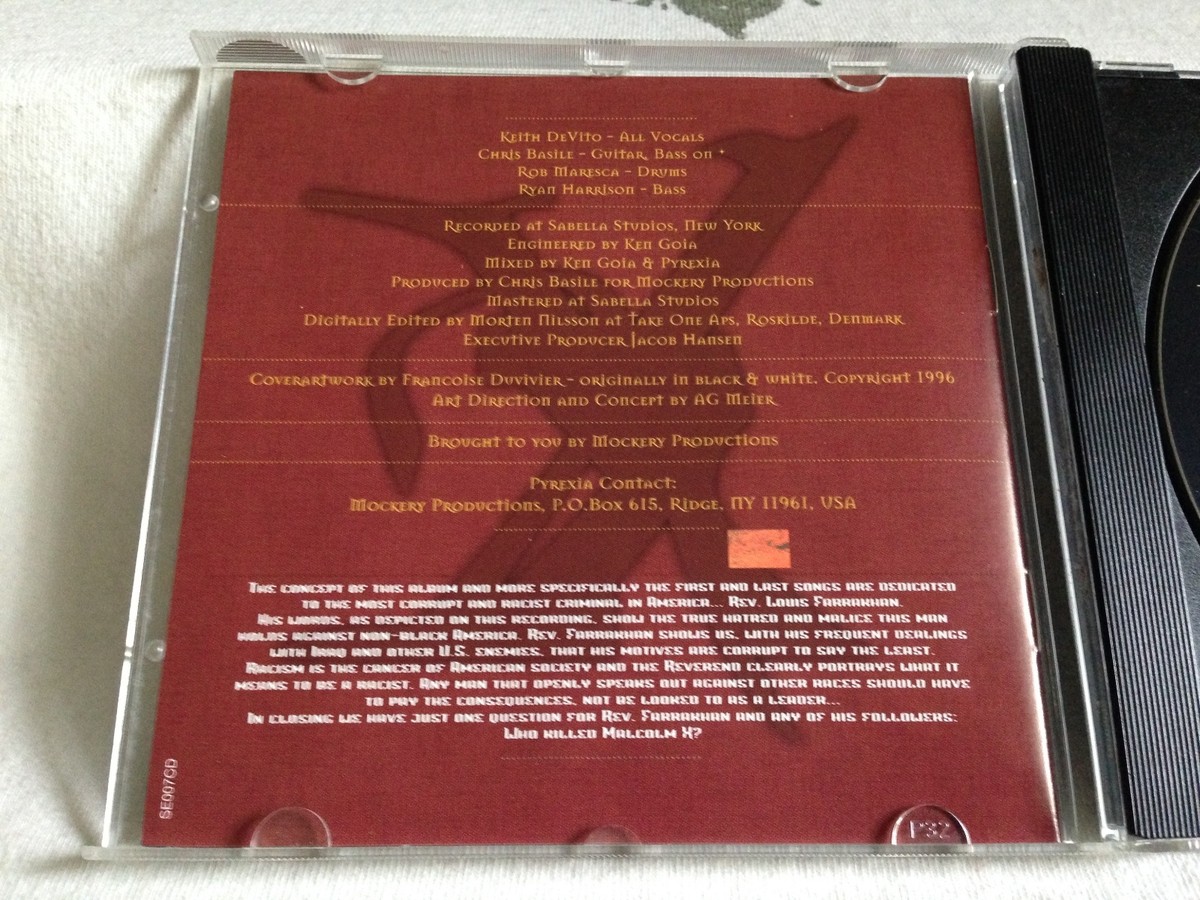 Pyrexia - System Of The Animal CD OOP 1997 SERIOUS ENTERTAINMENT