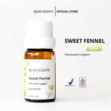 BLISS SCENTS Sweet Fennel Essential Oil Aromatherapy Therapeutic Grade