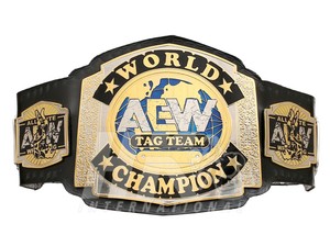 Aew World Team Championship Wrestling Belt Adult Size Ebay