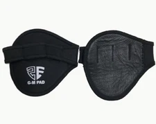 Leather Hand Grip Weight Lifting Pads Workout Gloves Gym Fitness Palm Grip Pair