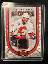 2006-07 Flair Showcase Stitches Hockey Jersey Robyn Regehr #SS-RR Calgary Flames