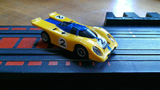 Aurora / AFX Slot Car Porsche 917 2 Yellow / Blue