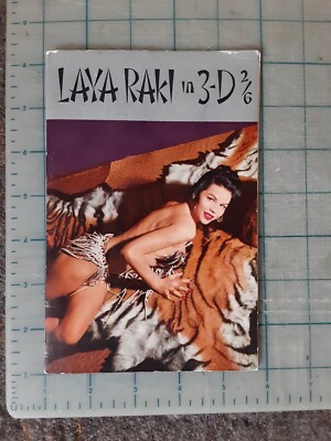 vintage LAYA RAKI in 3-D 2/6 MAGAZINE BRITISH, A. Halle Ltd. 1950s