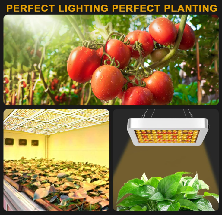 LED Growing Light Indoor Plants Seedling Full Spectrum Lights Hanging