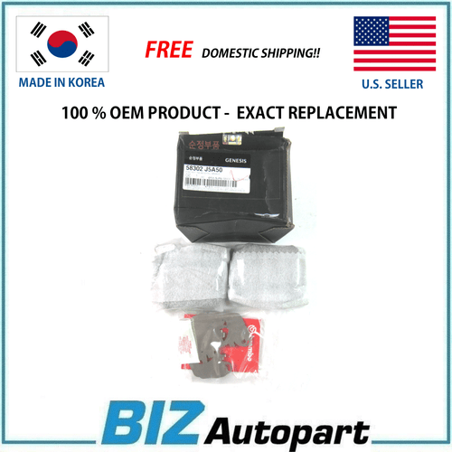 GENUINE REAR BRAKE PADS KIT FOR 1920 GENESIS G70 1820 KIA STINGER