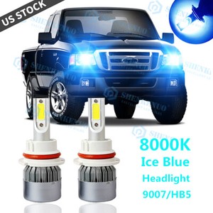3 Sides 9007 HB5 LED Headlight Bulb Hi-Lo Beam for Ford F-150 92-98 Ranger 93-11