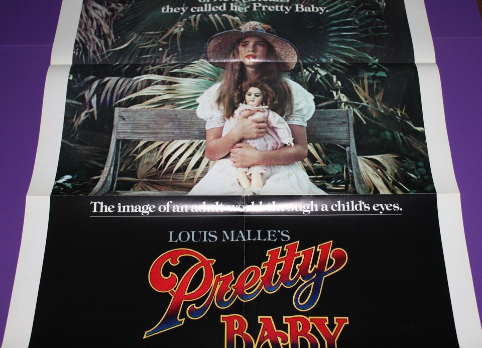 PRETTY BABY MOVIE POSTER ORIGINAL ONE SHEET BROOKE SHIELDS | eBay