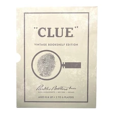 Clue Vintage Bookshelf Edition Game Canvas Box Individual Replacement Parts UPic