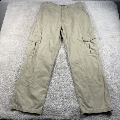 Vtg Levis Silvertab Pants Mens 36x34 Cargo Y2K Khaki Beige Baggy  (Meas 35x32)