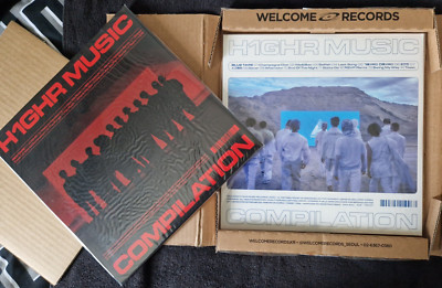 H1GHR MUSIC Compilation Vinyl LP Red Tape & Blue Tape Set