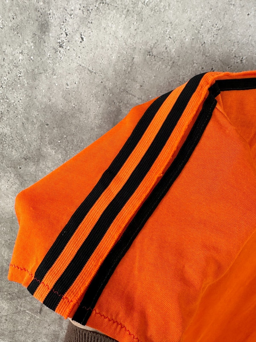 日の丸 adidas ユニホーム 1980年代 サイズO（177cm） レア品 NETHERLANDS NATIONAL TEAM 1970-1980 HOME FOOTBALL SHIRT #10