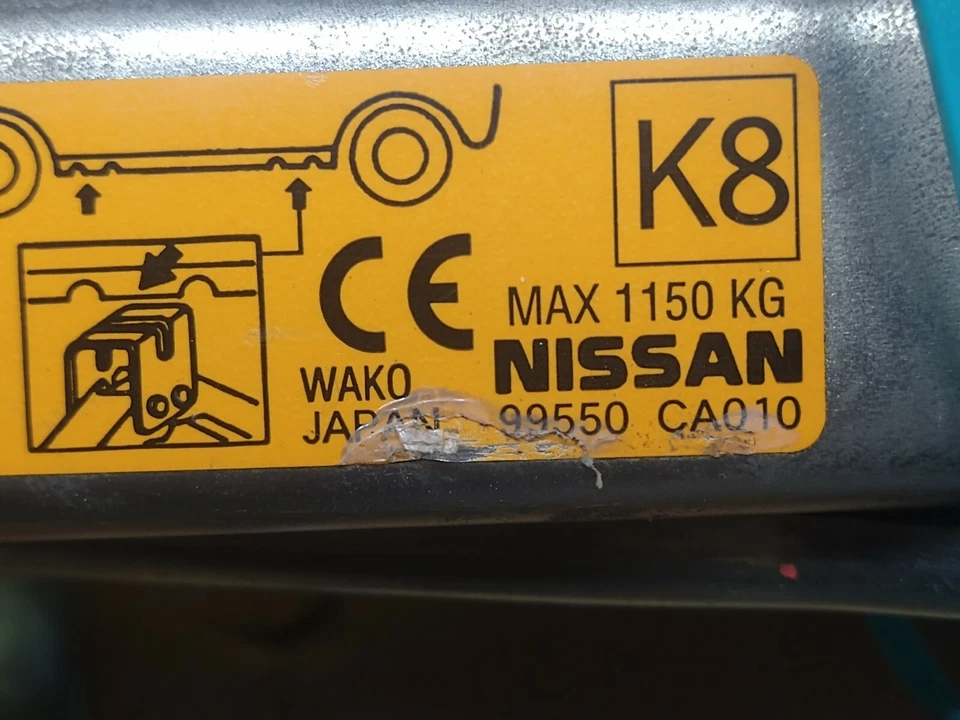 2003-2007 Nissan Murano Pneu Sobressalente Macaco Tesoura p/n 99550-CA010, FABRICANTE DE EQUIPAMENTO ORIGINAL - Imagem 2 de 4