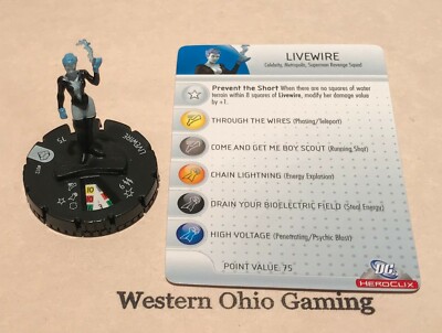 Heroclix Livewire #012 USED DC Superman Flashpoint Single Figure