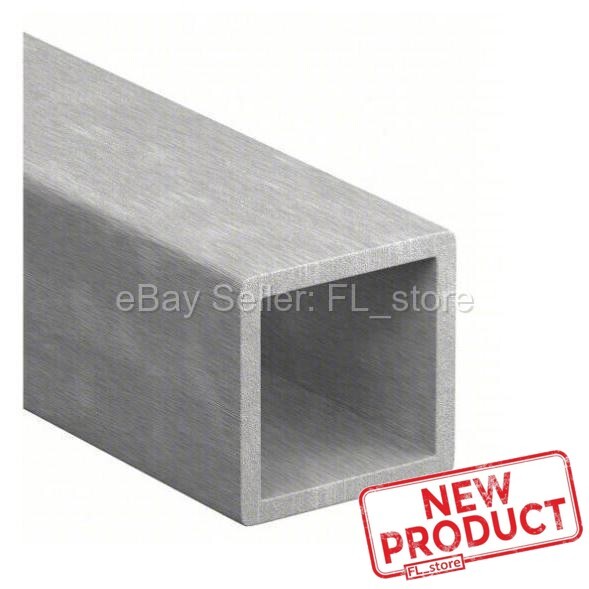 Square Fiberglass Hollow Tube 3/4" I.D. x 1" O.D. x 5 Feet Long 1/8" Wall ISOFR