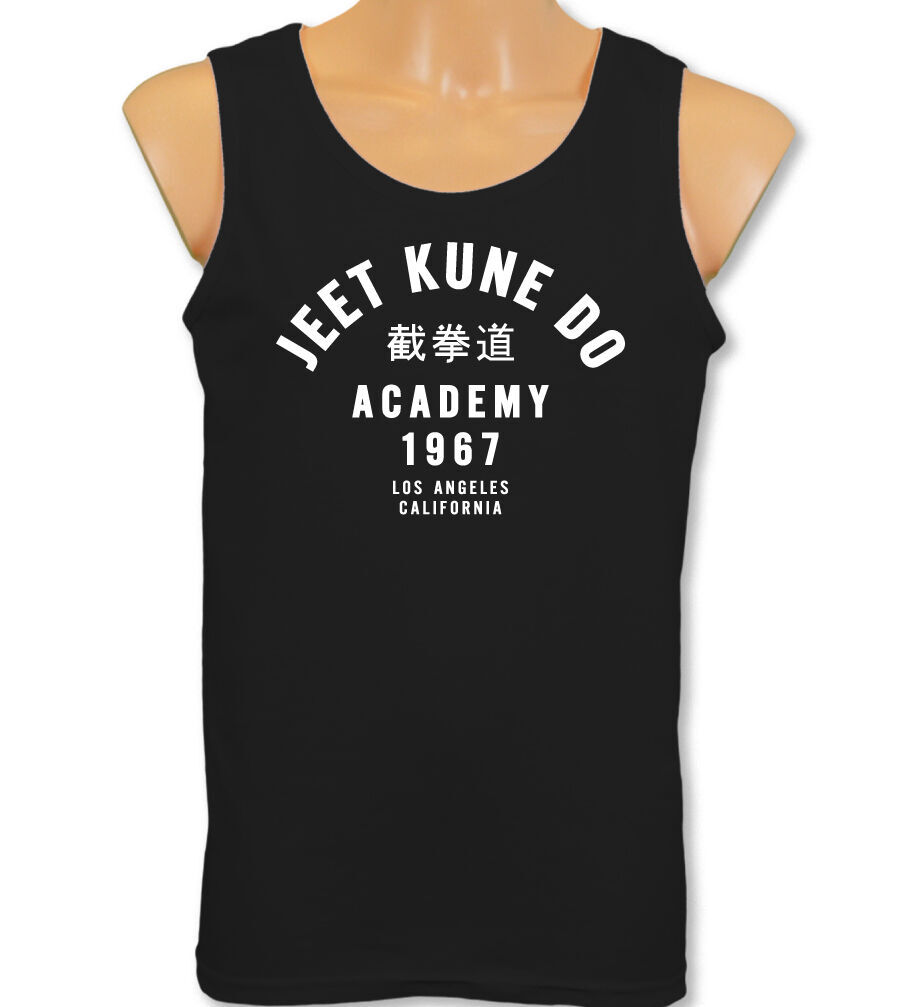 Jeet Kune Do Academy Vest Mens Martial Arts Mma Gym Training Top