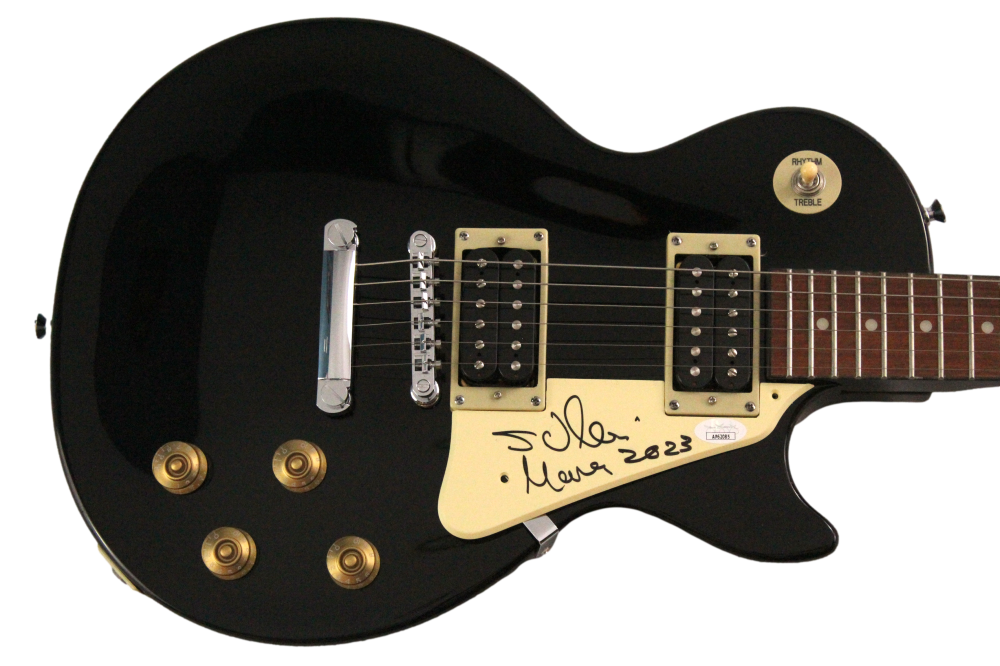 Sergio Vallin Mana Signed Autograph Gibson Epiphone Les Paul