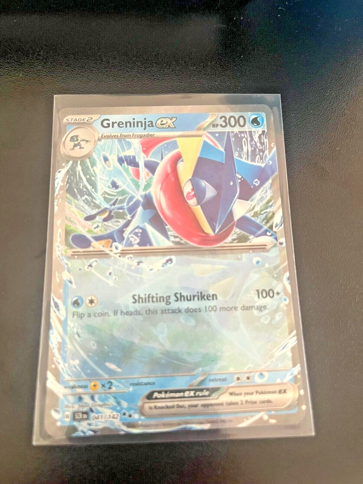 041 142 pokemon card Greninja ex - 041/142 - Stellar Crown Greninja ex Pokemon • Double