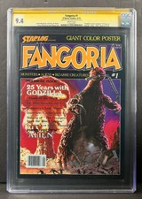 Fangoria #1 CGC 9.4 Signature Series SS HARUO NAKAJIMA 1st Godzilla Actor
