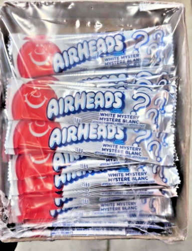 36 Airheads White Mystery 0.55oz Bars Full Size Candy Bulk
