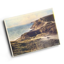 A6 PRINT - Vintage Cornwall - Widemouth Bay (ac)