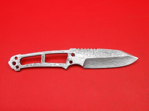 Custom Handmade Pattern Damascus Steel knife blade blank For Supply KO43 - Picture 6 of 10