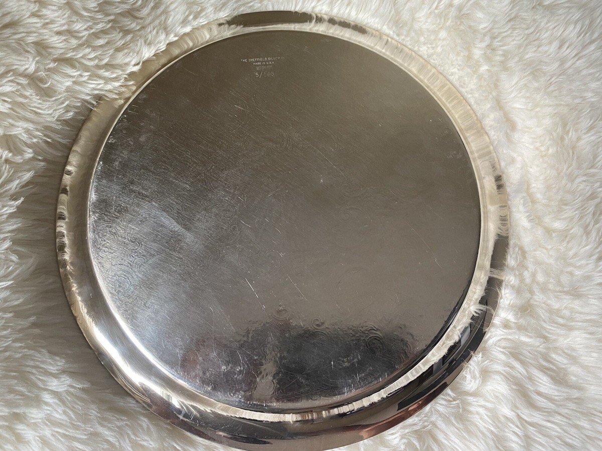 【Sheffield Silver Co.】 ワイントレー 35cm Sheffield Silver Co.】 ワイントレー 35cm - メルカリ