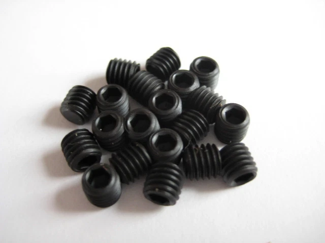 10x Stahl Gewindestifte M5x5 DIN913 45H Wurmschrauben Madenschrauben - Bild 1 von 1