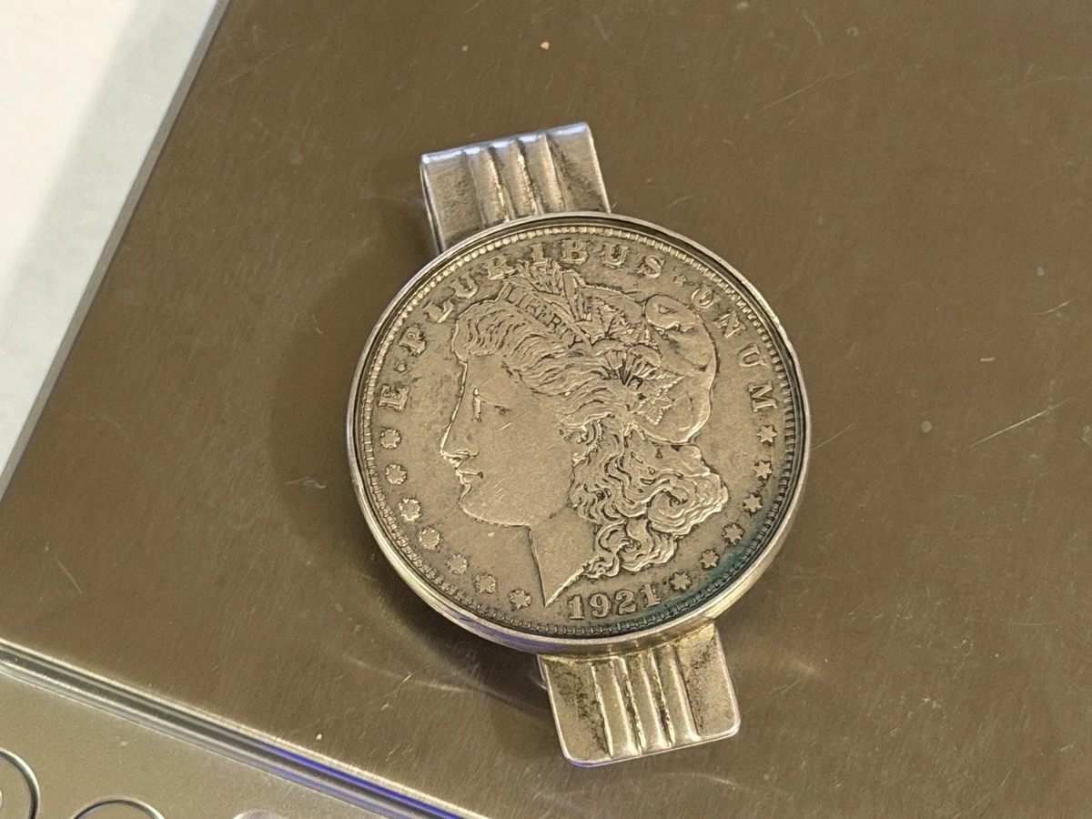 Sterling Silver Dollar Money Clip In Men's Jewelry Money Clips for