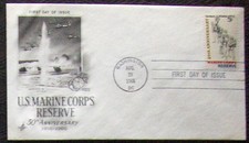 US FDC SC #1315 5&cent; stamp USMC RESERVE 1966  Art Craft Cachet.