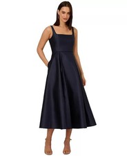 adrianna papell dress Style#APIE211978 size 4 Midnight Color