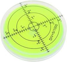 Circular Bubble Level with Double Sided Adhesive Bottom Spirit Levels Leveling M
