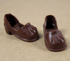 Sindy Doll brown Tassel Shoes vtg Marx Pedigree 70s