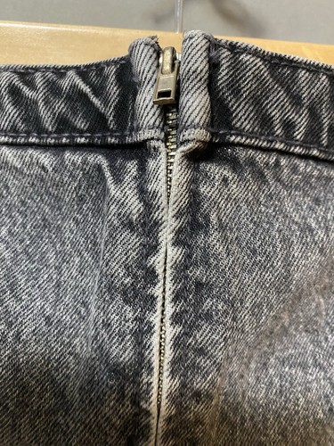 NUEVO CON ETIQUETAS ZARA Mujeres Sin Tirantes Cremallera Frontal Corsé Calado Estilo Denim Top Corto Talla M Gris - Imagen 4 de 14