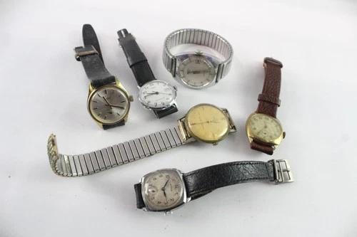 Vintage Mechanical Watches Rotary Timex UNTESTED x 6